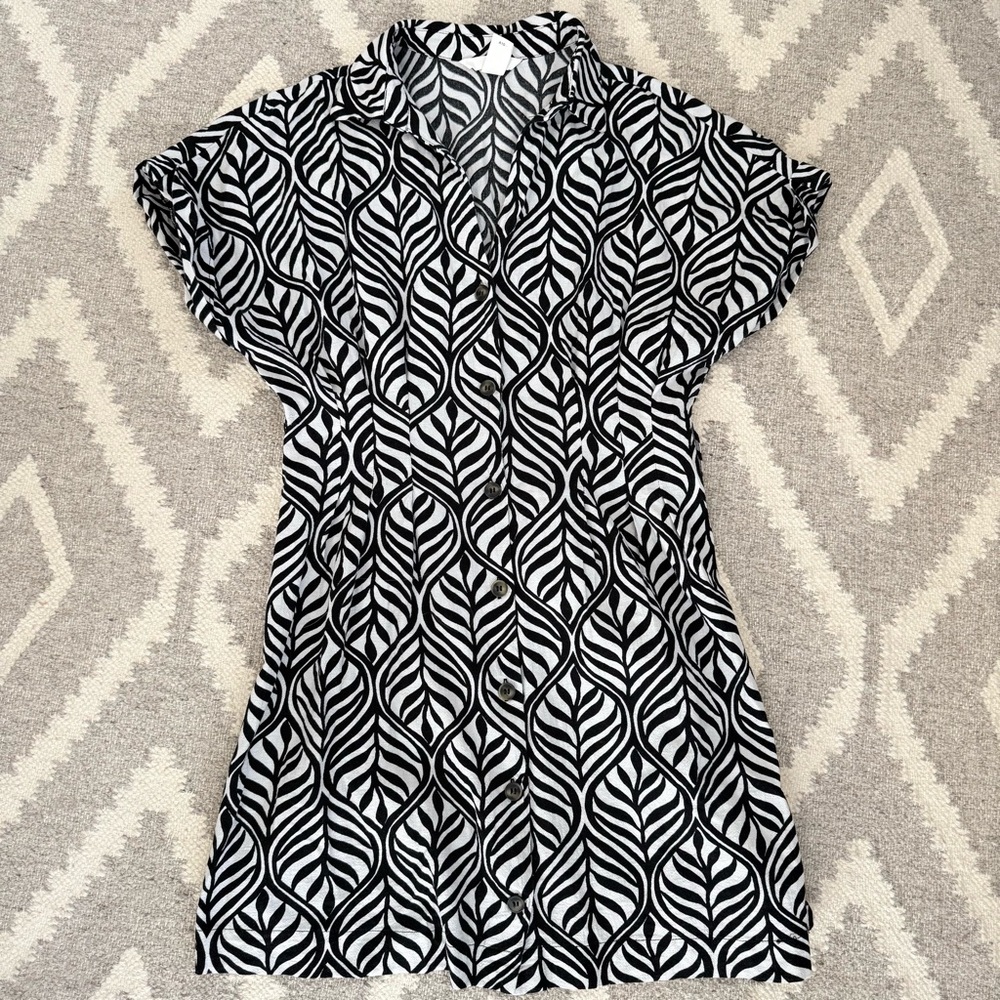 H&M Print Shirt Dress